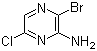 structure of CAS# 212779-21-0, 3-Bromo-6-chloro-2-pyrazinamine
