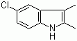 5-Chloro-2,3-dimethylindole molecular structure (CAS 21296-93-5)