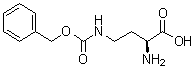 structure of CAS# 2130-77-0, N4-(Benzyloxycarbonyl)-L-2,4-diaminobutanoic acid;(2S)-2-Amino-4-[[(phenylmethoxy)carbonyl]amino]butanoic acid