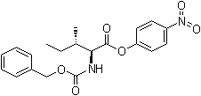 structure of CAS# 2130-99-6, N-Carbobenzoxy-L-isoleucine 4-nitrophenyl ester;Benzyloxycarbonyl-L-isoleucine p-nitrophenyl ester; N-(Benzyloxycarbonyl)-L-isoleucine p-nitrophenyl ester; N-alpha-Carbobenzoxy-L-isoleucine p-nitrophenyl ester