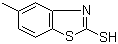 structure of CAS# 21303-50-4, 5-Methyl-2-mercaptobenzothiazole;5-Methyl-2-benzothiazolethiol; 5-Methyl-2(3H)-benzothiazolethione