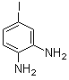 structure of CAS# 21304-38-1, 4-Iodo-1,2-phenylenediamine;2-Amino-4-iodophenylamine; 4-Iodo-1,2-diaminobenzene; 2-Amino-4-iodoaniline; 4-Iodo-benzene-1,2-diamine