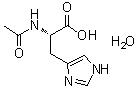 structure of CAS# 213178-97-3, N-Acetylhistidine monohydrate