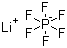 Lithium hexafluorophosphate molecular structure (CAS 21324-40-3)
