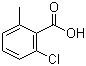 2-Chloro-6-methylbenzoic acid molecular structure (CAS 21327-86-6)