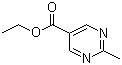 2-甲基-5-嘧啶羧酸乙酯分子结构 (CAS 2134-38-5)