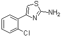 structure of CAS# 21344-90-1, 2-Amino-4-(2-chlorophenyl)thiazole;4-(2-Chlorophenyl)-1,3-thiazol-2-amine; 4-(2-Chlorophenyl)thiazol-2-amine; NSC 13534; [4-(2-Chlorophenyl)thiazol-2-yl]amine