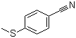 4-(Methylthio)benzonitrile molecular structure (CAS 21382-98-9)