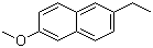 structure of CAS# 21388-17-0, 2-Ethyl-6-methoxynaphthalene;2-Methoxy-6-ethylnaphthalene