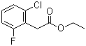 2-氯-6-氟苯乙酸乙酯分子结构 (CAS 214262-85-8)