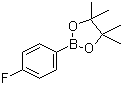 structure of CAS# 214360-58-4, 4-Fluorophenylboronic acid pinacol ester;4-(4,4,5,5-Tetramethyl-1,3,2-dioxaborolan-2-yl)fluorobenzene