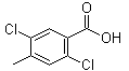 2,5-二氯-4-甲基苯甲酸分子结构 (CAS 21460-88-8)
