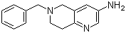 结构式 CAS# 214699-26-0, 5,6,7,8-四氢-6-(苯基甲基)-1,6-萘啶-3-胺
