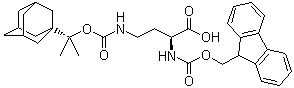 Fmoc-Dab(Adpoc)-OH molecular structure (CAS 214750-73-9)