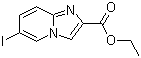 6-碘咪唑并[1,2-a]吡啶-2-甲酸乙酯分子结构 (CAS 214958-32-4)