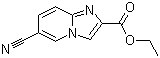 6-氰基咪唑并[1,2-a]吡啶-2-甲酸乙酯分子结构 (CAS 214958-33-5)