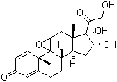 9,11b-Epoxidetriamcinolone molecular structure (CAS 215095-77-5)