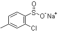 2-Chloro-4-methylbenzenesulfinic acid sodium salt molecular structure (CAS 215252-42-9)