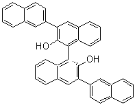 (1'R)-[2,3':1',1'':3'',2'''-四联萘]-2',2''-二醇分子结构 (CAS 215433-53-7)