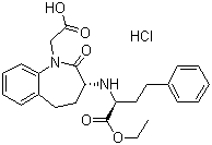 盐酸贝那普利分子结构 (CAS 215447-90-8)