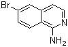 6-Bromoisoquinolin-1-amine molecular structure (CAS 215453-26-2)