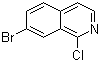 结构式 CAS# 215453-51-3, 7-溴-1-氯异喹啉