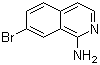 结构式 CAS# 215453-53-5, 7-溴-1-氨基异喹啉