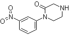 1-(3-Nitrophenyl)-2-piperazinone molecular structure (CAS 215649-84-6)