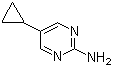 structure of CAS# 21573-16-0, 5-Cyclopropyl-2-pyrimidinamine;2-Amino-5-cyclopropylpyrimidine