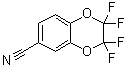 6-氰基-2,2,3,3-四氟-1,4-苯并二恶烷分子结构 (CAS 215732-94-8)