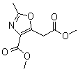 4-(Methoxycarbonyl)-2-methyl-5-oxazoleacetic acid methyl ester molecular structure (CAS 215808-73-4)