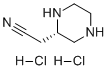 (S)-2-(Piperazin-2-yl)acetonitrile dihydrochloride molecular structure (CAS 2158301-19-8)