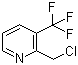 结构式 CAS# 215867-86-0, 2-(氯甲基)-3-三氟甲基吡啶