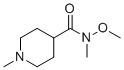 N-甲氧基-N,1-二甲基-4-哌啶甲酰胺分子结构 (CAS 215950-19-9)