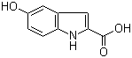 5-Hydroxyindole-2-carboxylic acid molecular structure (CAS 21598-06-1)