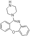 structure of CAS# 21636-40-8, 11-Piperazinyldibenz[b,f][1,4]oxazepine
