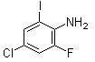 4-Chloro-6-fluoro-2-iodoaniline molecular structure (CAS 216393-67-8)