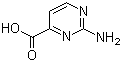 结构式 CAS# 2164-65-0, 2-氨基嘧啶-4-羧酸