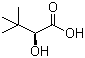 (S)-(-)-2-羟基-3,3-二甲基丁酸分子结构 (CAS 21641-92-9)