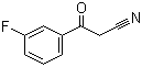 3-氟苯甲酰乙腈分子结构 (CAS 21667-61-8)