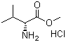 D-缬氨酸甲酯盐酸盐分子结构 (CAS 21685-47-2)