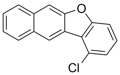 1-氯萘并[2,3-b]苯并呋喃分子结构 (CAS 2170644-12-7)