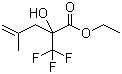 结构式 CAS# 217195-91-0, 2-羟基-2-(三氟甲基)-4-甲基-4-戊烯酸乙酯