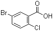 结构式 CAS# 21739-92-4, 5-溴-2-氯苯甲酸; 2-氯-5-溴苯甲酸