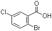 2-Bromo-5-chlorobenzoic acid molecular structure (CAS 21739-93-5)
