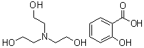 三乙醇胺水杨酸盐分子结构 (CAS 2174-16-5)