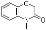4-甲基-2H-1,4-苯并恶嗪-3(4H)-酮分子结构 (CAS 21744-84-3)