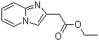 Imidazo[1,2-a]pyridine-2-acetic acid ethyl ester molecular structure (CAS 21755-34-0)