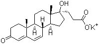 坎利酸钾分子结构 (CAS 2181-04-6)