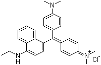 结构式 CAS# 2185-86-6, 碱性蓝 11; 维多利亚蓝 R